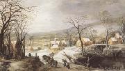 Joos de Momper Winter Landscape (mk08) oil painting reproduction